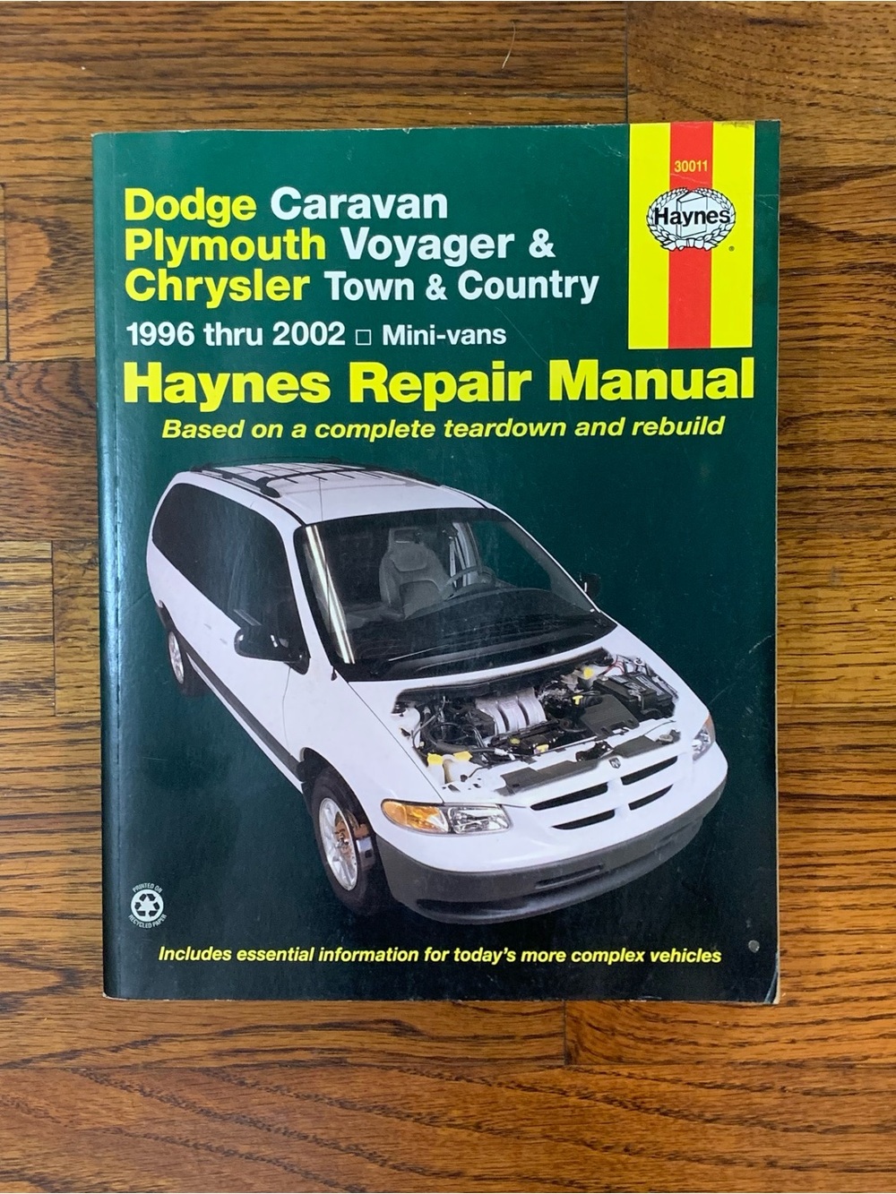 Dodge Plymouth Chrysler Vintage Haynes Automotive Repair Manual #30011 Caravan V